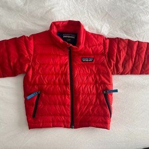 Children's Patagonia Red Down Lightweight Coat
